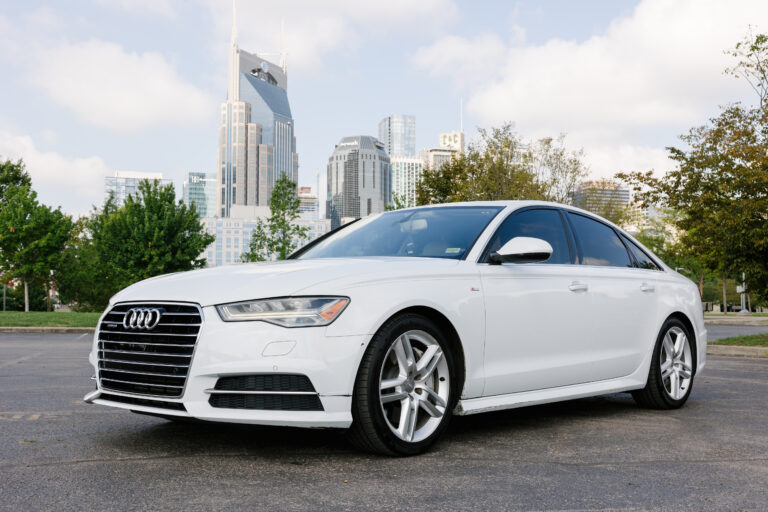 EBC Luxury Car Rentals Nashville Tennessee White Audi